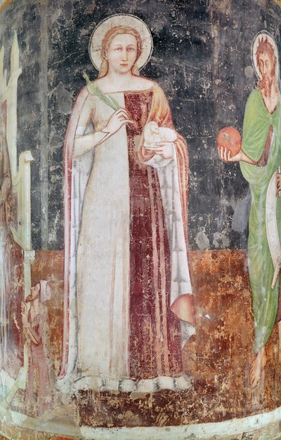 St. Agnes by Tommaso da Modena